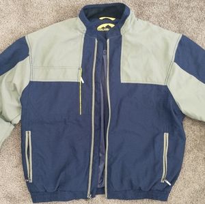 Pre-owned Modern men's zip-up jacket in size medium.